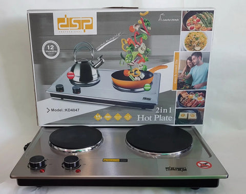 DSP Double Burner Electric Hot Plate/Stove