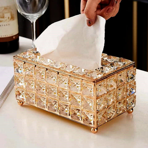 Luxury Tissue  Paper Box/Rack Office Table/Home Facial Case Holder/organizer
