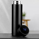 Thermos Vacuum Flask Water Bottle Stainless Steel LED Temperature Display 500ML