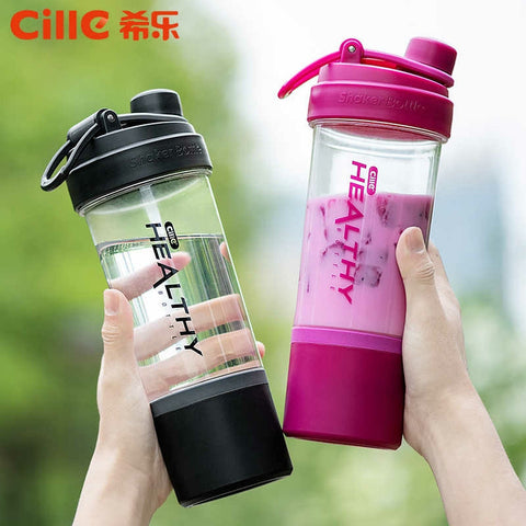 Cille Sports Portable Shaker Water Bottle