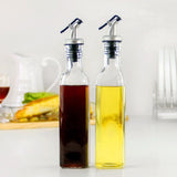 Glass Kitchen Stopper Olive Sauce Vinegar Oil Cooking Bottle 500ml 1pc