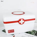 Family Medicine Box Organizer First Help Kit Box 1PC