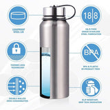 Stainless Steel Thermos Insulation Vacuum Flask Water Bottle  800ml