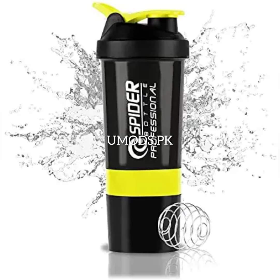 Doveaz® Protein Shaker Bottle With Protein Funnel | Spider Shaker Bottle |  Cyclone Shaker | Gym Shaker Bottle | Gym Shaker | Gym Bottle | Shaker