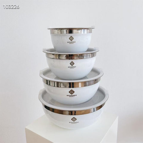 Stainless Steel Air tight 4Pcs Bowl set