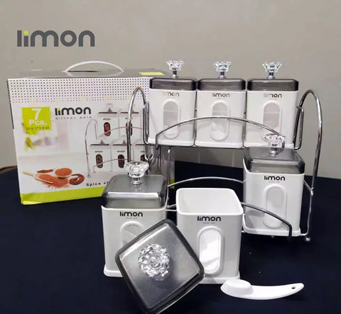 Limon Rectangular Set Of 6 With Stand