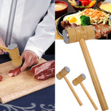 Wooden Hammer Meat Tenderizer