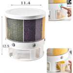 Cereal Dry Food Storage Box 360 Rotation /Dispenser