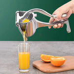 New Steel Heavy Duty Manual Orange/Fruits Juicer Squeezer Hand Pressure