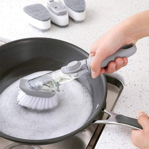 Automatic Double Use Kitchen Cleaning Brush