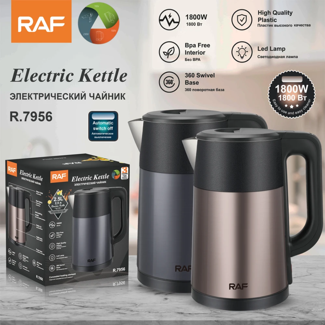 RAF Electric Kettle 2.5L R.5956 – umodspk