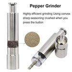 Stainless Steel Manual Pepper Mill Grinder