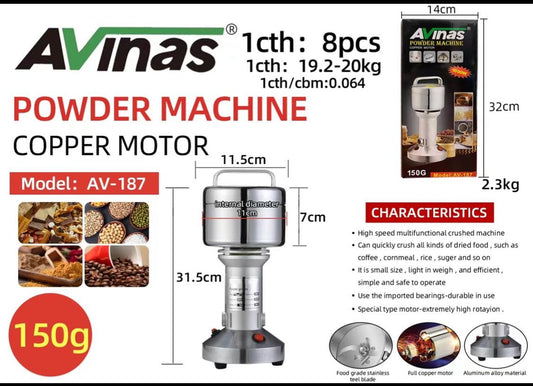 Avinas Commercial Masala Grinder 150G/Spices Grinder