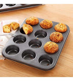 Non-Stick 12 Cup Cake Muffin Tray