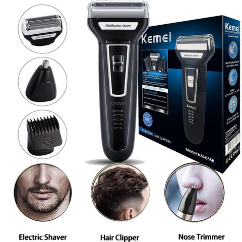 Kemei 3 in 1 Professional Hair Trimmer/clipper/Shaver