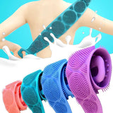 Silicone Bath Back Body Scrubber Massager 1pes