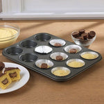 Non-Stick 12 Cup Cake Muffin Tray