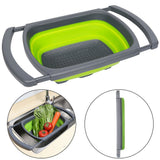 Adjustable Silicon Foldable Vegetable Basket