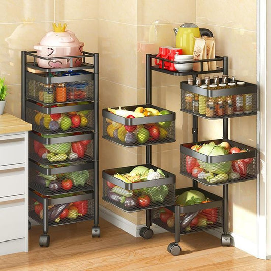 Multifunctional Rotating Trolley/Rack