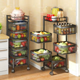 Multifunctional Rotating Trolley/Rack