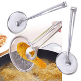 Stainless Steel  Frying Tong With Strainer