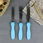 Steel Cake Cream Decorating Knife Small 3pc Set in Random Color