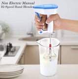 Easy Flow Handheld Batter Manual  Blender Mixer