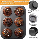 Nonstick Cup Cake Baking Pan/Tray 6pc