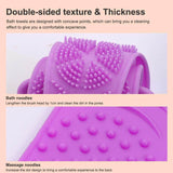 Silicone Bath Back Body Scrubber Massager 1pes