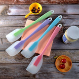 Silicone Heat-Resistant Spatula for Cooking and Cake Cream Spreader Large