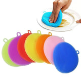 Soft Silicone Cleaning Brush Dishwashing Sponge