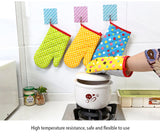 Heat Resistant Kitchen Oven & Baking Gloves 2pc Set