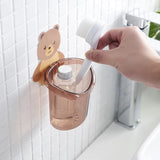 Toothbrush Holder Storage box Bear Shape