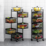 Multifunctional Rotating Trolley/Rack