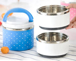 Three Layer LUNCH BOX STAINLESS STEEL TIFFIN HOT BOX