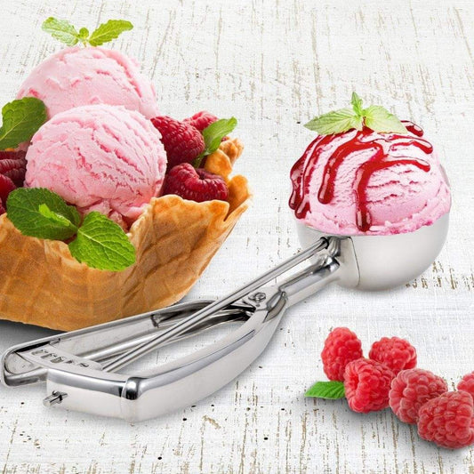 Stainless Steel Ice Cream Scoop Multi Use Food Spoon