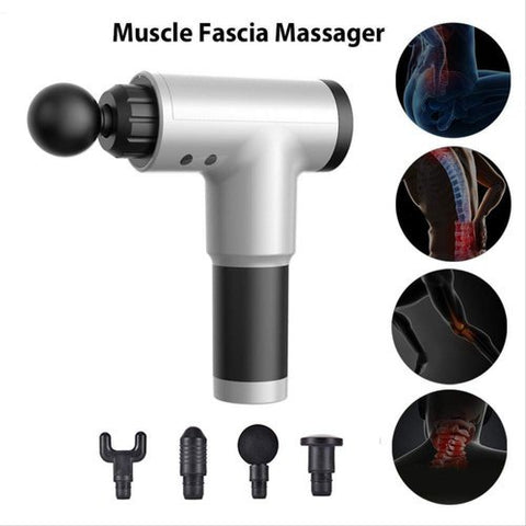 Fascial Gun Exercising Muscle Pain Neck and Shoulder Massager