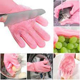 Silicon Dish Washing Gloves