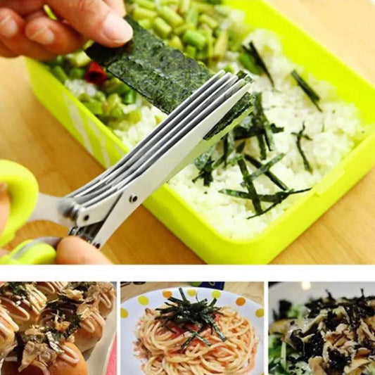HEAVY MULTI-LAYER BLADE VEGETABLE CUTTER KITCHEN SCISSOR SHARP BLADE KITCHEN SCISSOR